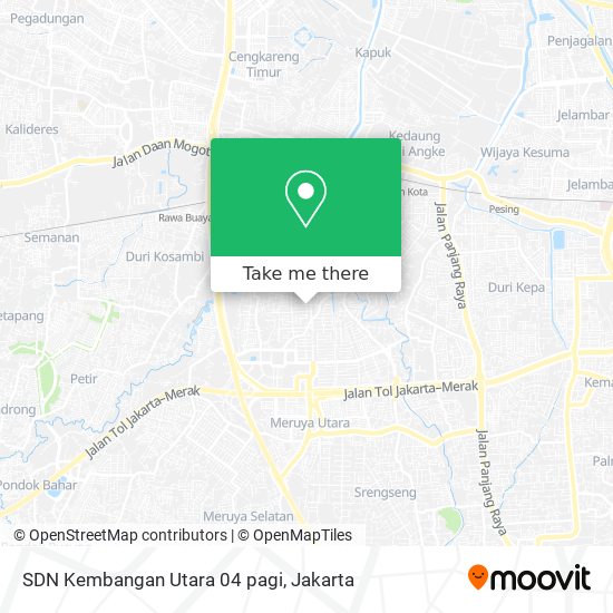 SDN Kembangan Utara 04 pagi map