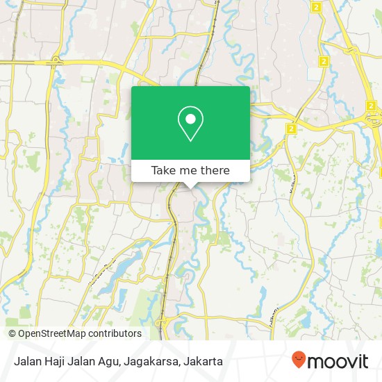 Jalan Haji Jalan Agu, Jagakarsa map