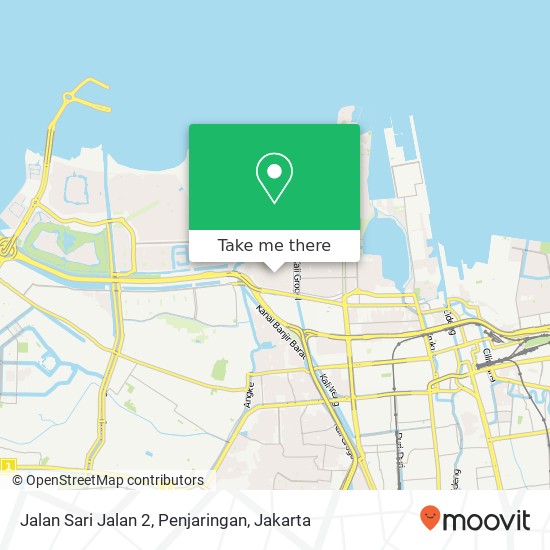 Jalan Sari Jalan 2, Penjaringan map