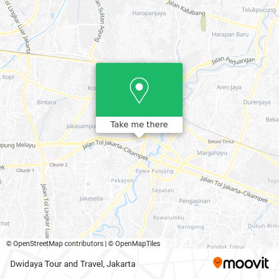 Dwidaya Tour and Travel map