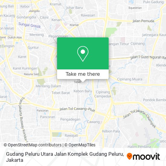 Gudang Peluru Utara Jalan Komplek Gudang Peluru map