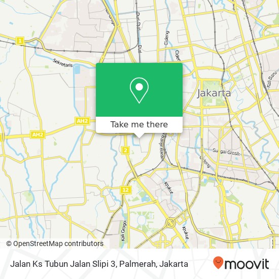 Jalan Ks Tubun Jalan Slipi 3, Palmerah map