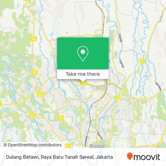 Dulang Betawi, Raya Baru Tanah Sereal map