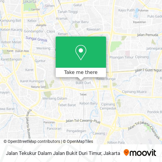 Jalan Tekukur Dalam Jalan Bukit Duri Timur map