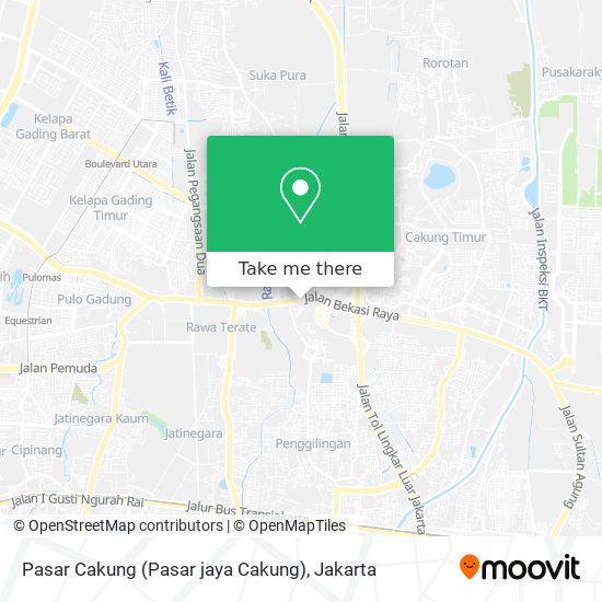 Pasar Cakung (Pasar jaya Cakung) map