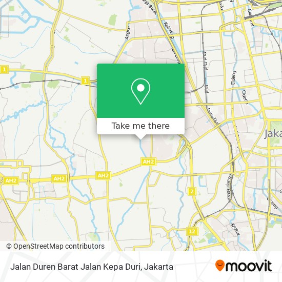 Jalan Duren Barat Jalan Kepa Duri map