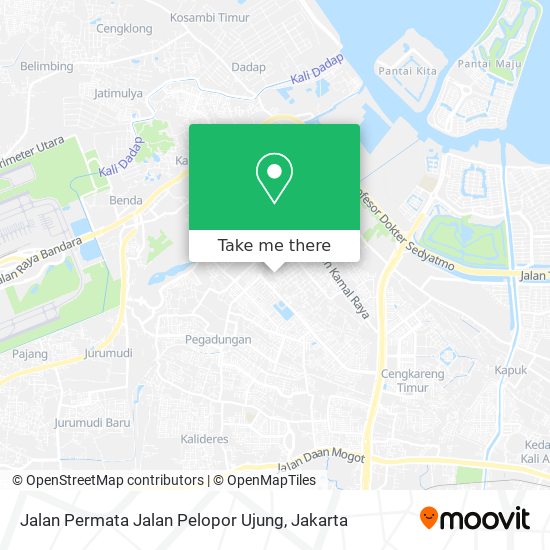 Jalan Permata Jalan Pelopor Ujung map