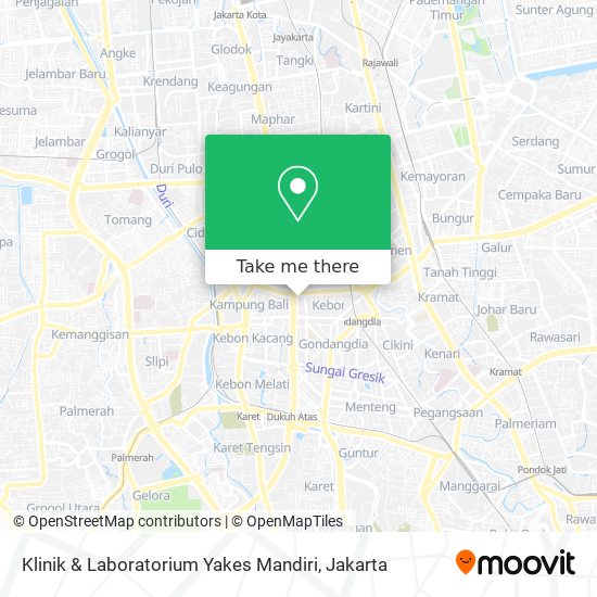 Klinik & Laboratorium Yakes Mandiri map