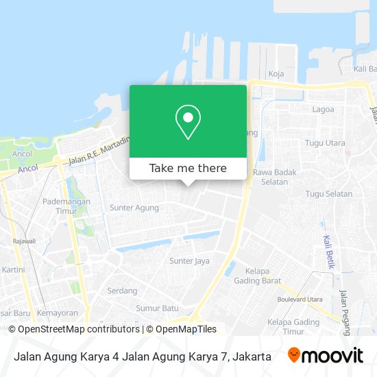 Jalan Agung Karya 4 Jalan Agung Karya 7 map