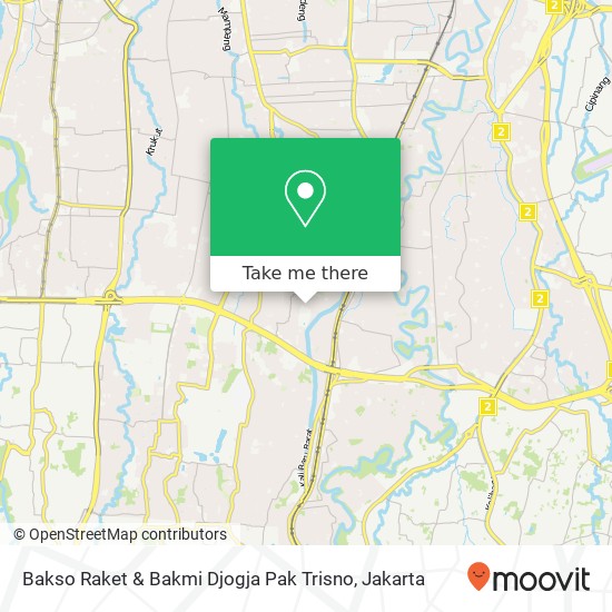 Bakso Raket & Bakmi Djogja Pak Trisno map