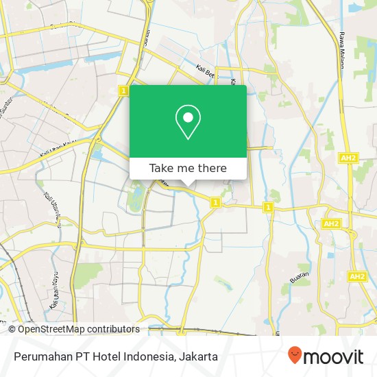 Perumahan PT Hotel Indonesia map