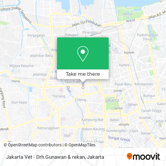 Jakarta Vet - Drh.Gunawan & rekan map