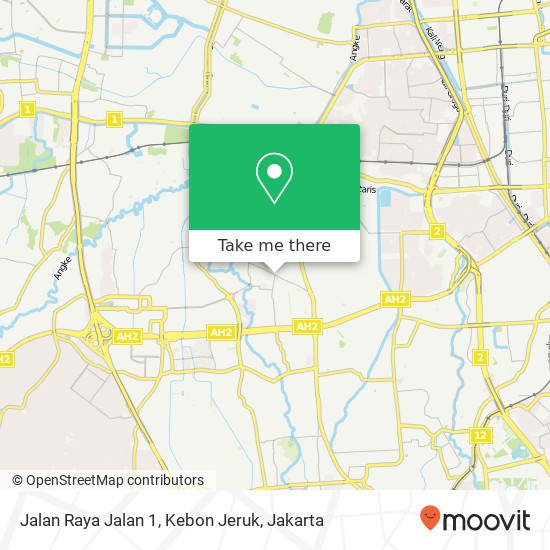 Jalan Raya Jalan 1, Kebon Jeruk map