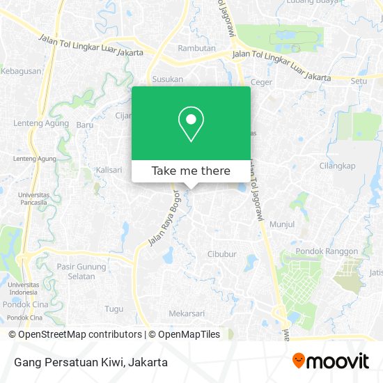 Gang Persatuan Kiwi map