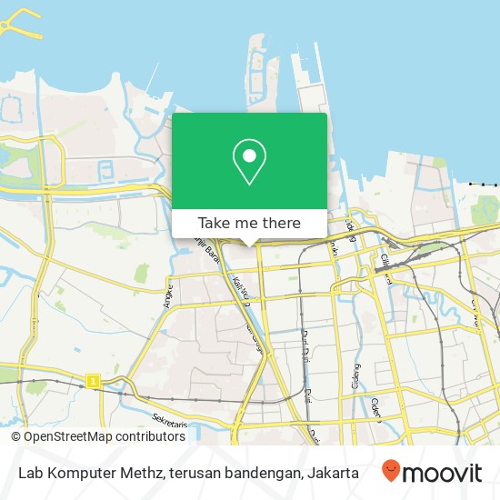 Lab Komputer Methz, terusan bandengan map