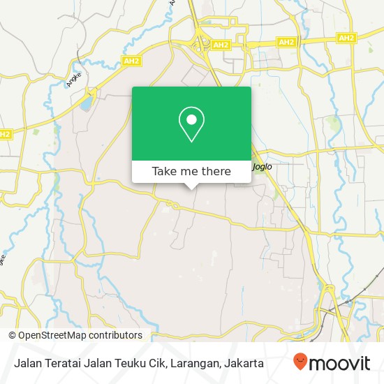 Jalan Teratai Jalan Teuku Cik, Larangan map