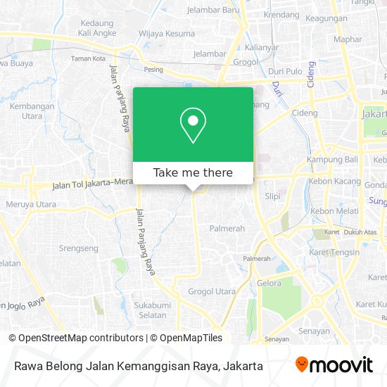 Rawa Belong Jalan Kemanggisan Raya map