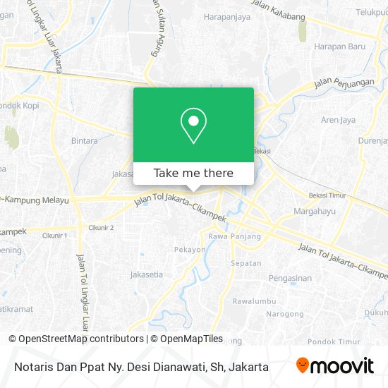 Notaris Dan Ppat Ny. Desi Dianawati, Sh map