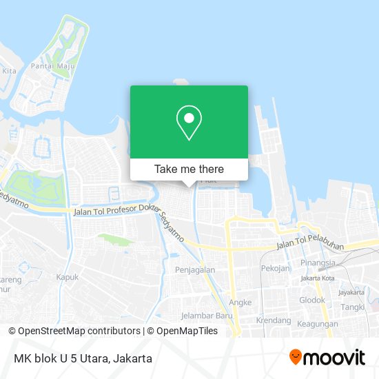 MK blok U 5 Utara map