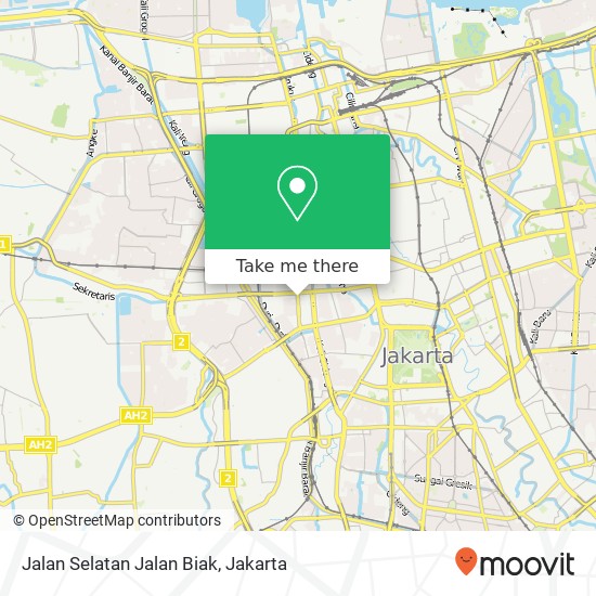 Jalan Selatan Jalan Biak map