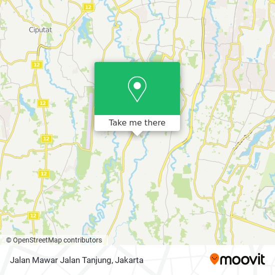 Jalan Mawar Jalan Tanjung map