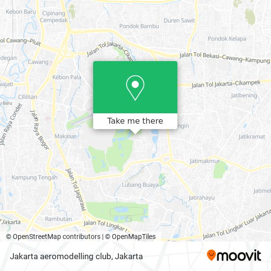 Jakarta aeromodelling club map