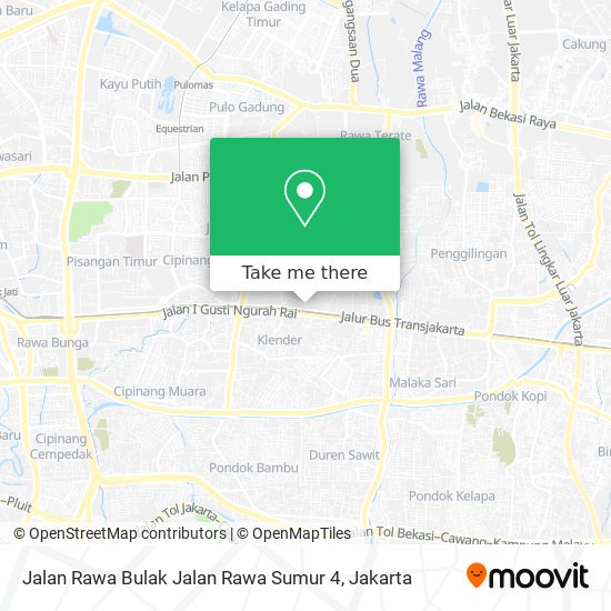 Jalan Rawa Bulak Jalan Rawa Sumur 4 map