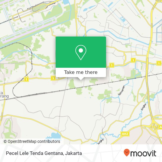 Pecel Lele Tenda Gentana map