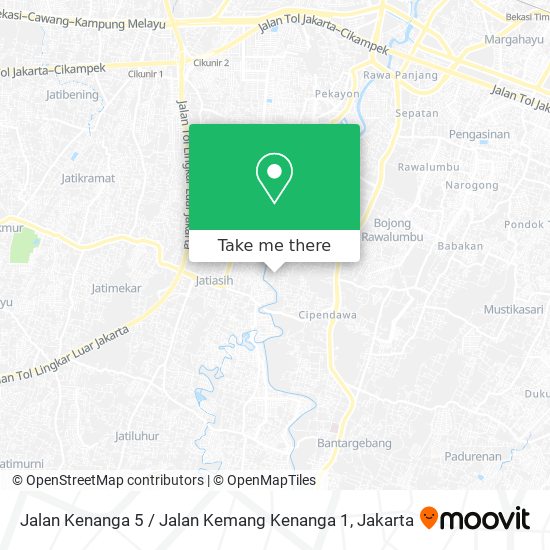 Jalan Kenanga 5 / Jalan Kemang Kenanga 1 map