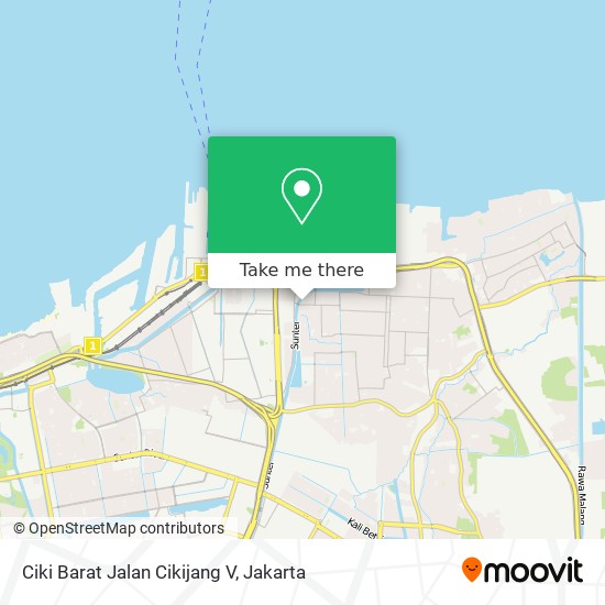 Ciki Barat Jalan Cikijang V map