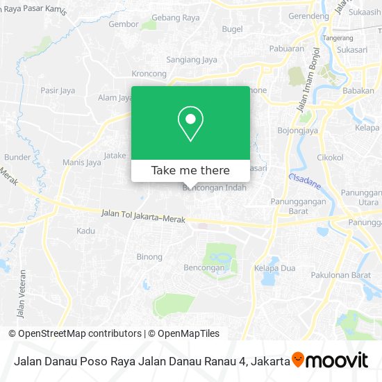 Jalan Danau Poso Raya Jalan Danau Ranau 4 map