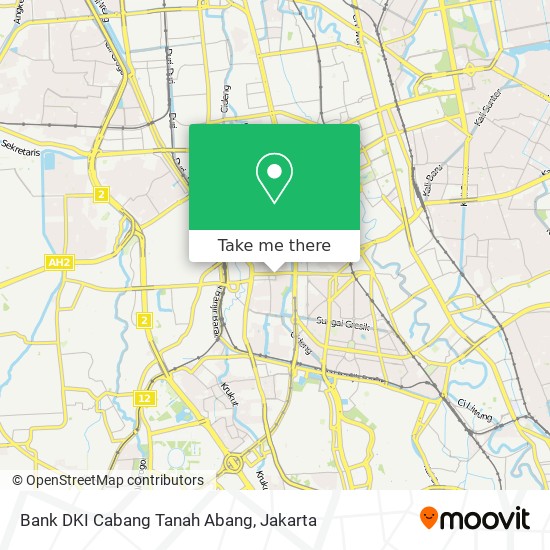 Bank DKI Cabang Tanah Abang map