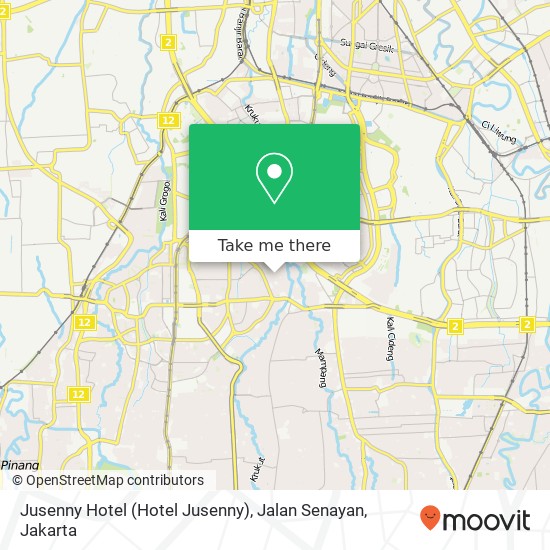 Jusenny Hotel (Hotel Jusenny), Jalan Senayan map