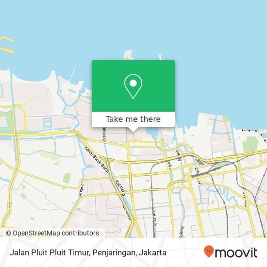 Jalan Pluit Pluit Timur, Penjaringan map