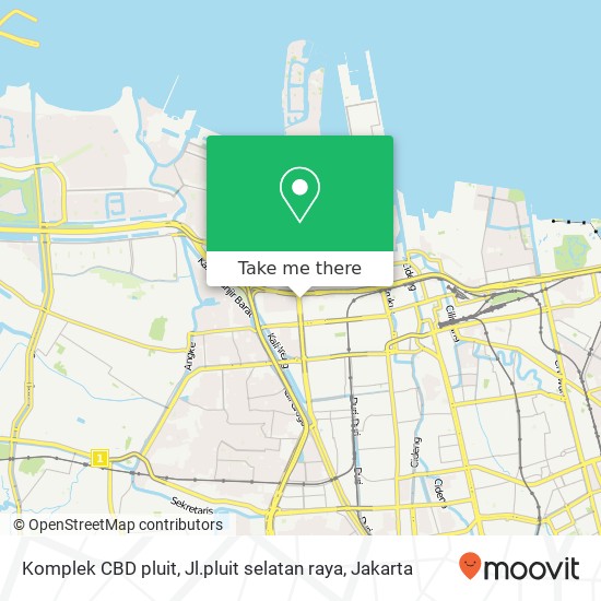 Komplek CBD pluit, Jl.pluit selatan raya map