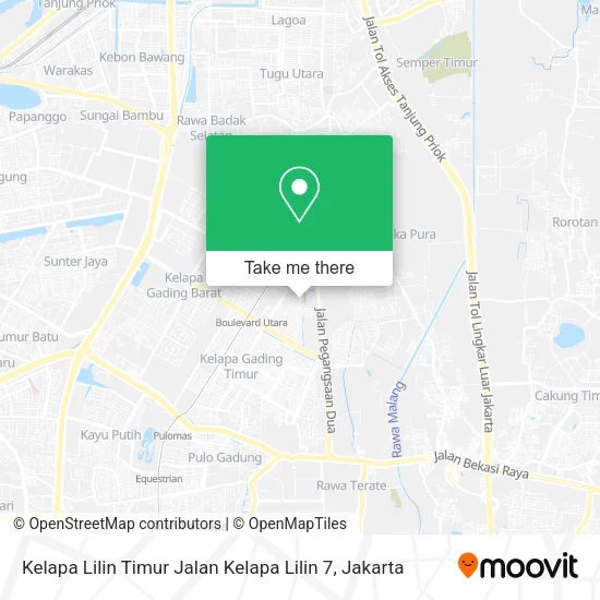 Kelapa Lilin Timur Jalan Kelapa Lilin 7 map