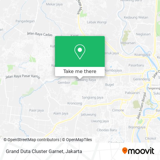 Grand Duta Cluster Garnet map