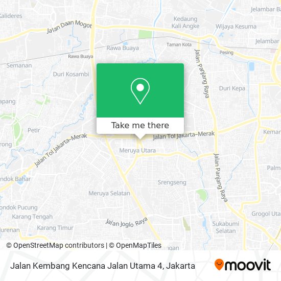 Jalan Kembang Kencana Jalan Utama 4 map