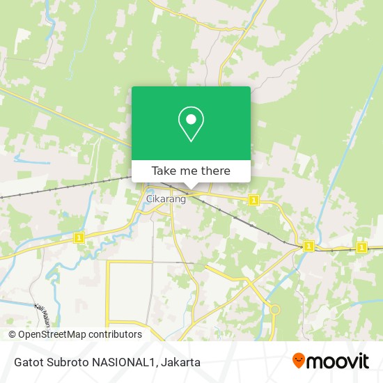 Gatot Subroto NASIONAL1 map