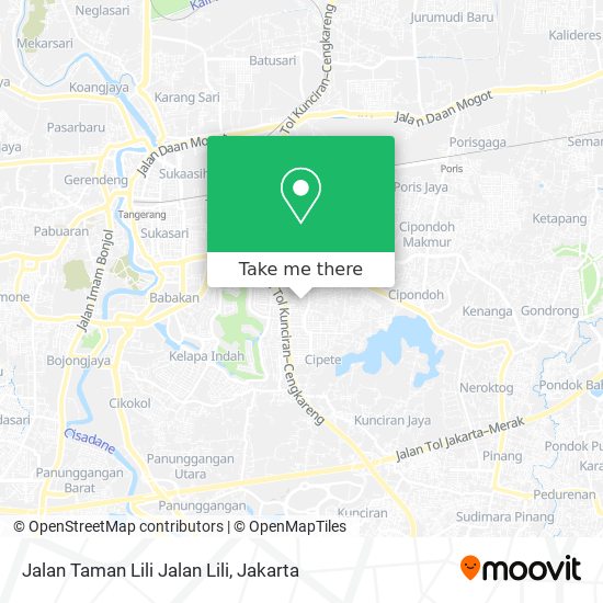 Jalan Taman Lili Jalan Lili map