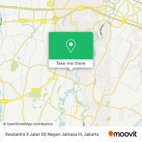 Swatantra 3 Jalan SD Negeri Jatirasa III map