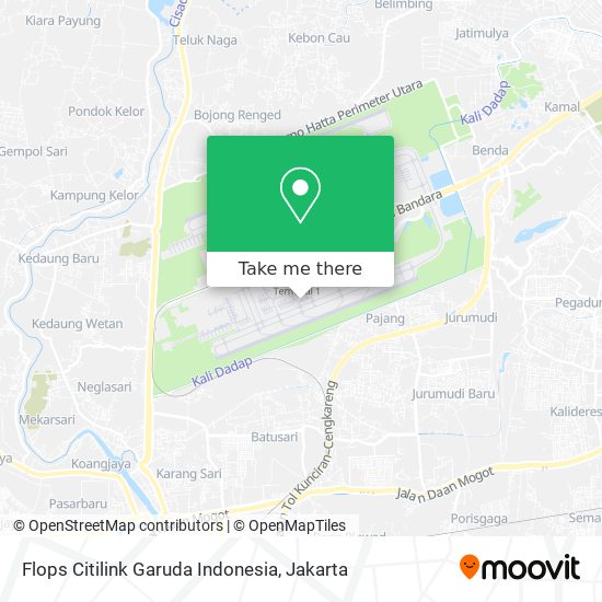 Flops Citilink Garuda Indonesia map