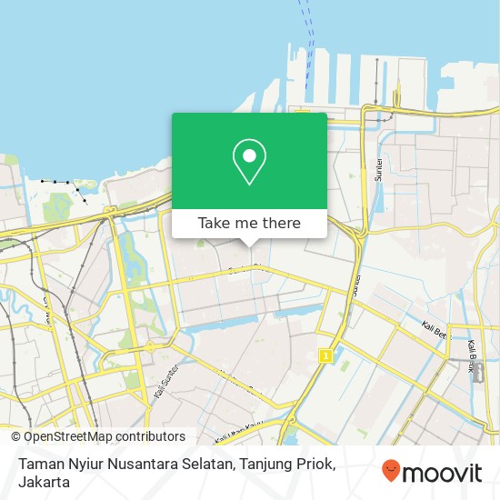 Taman Nyiur Nusantara Selatan, Tanjung Priok map