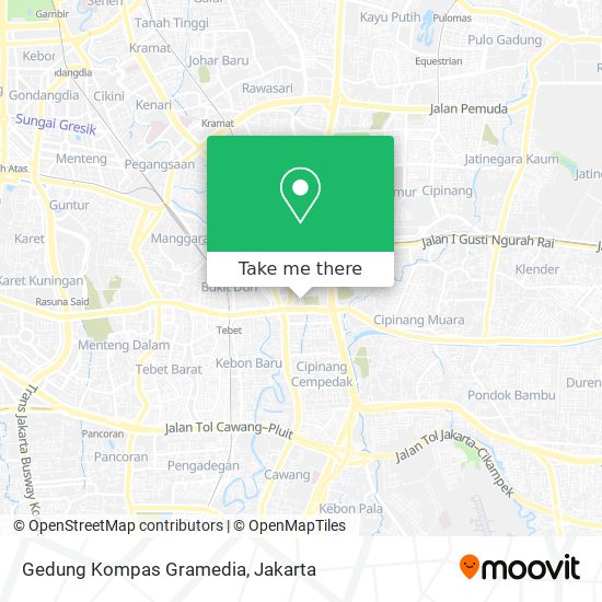 Gedung Kompas Gramedia map