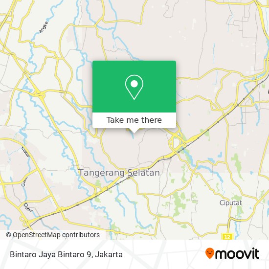 Bintaro Jaya Bintaro 9 map