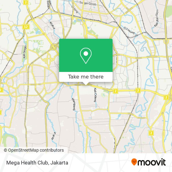 Mega Health Club map