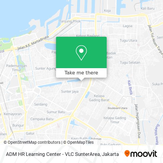 ADM HR Learning Center - VLC SunterArea map