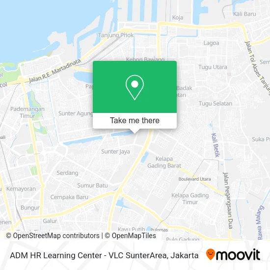 ADM HR Learning Center - VLC SunterArea map