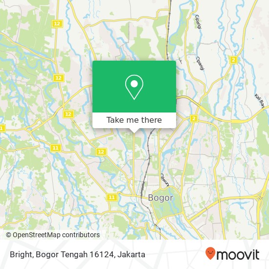 Bright, Bogor Tengah 16124 map