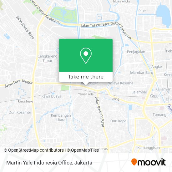Martin Yale Indonesia Office map
